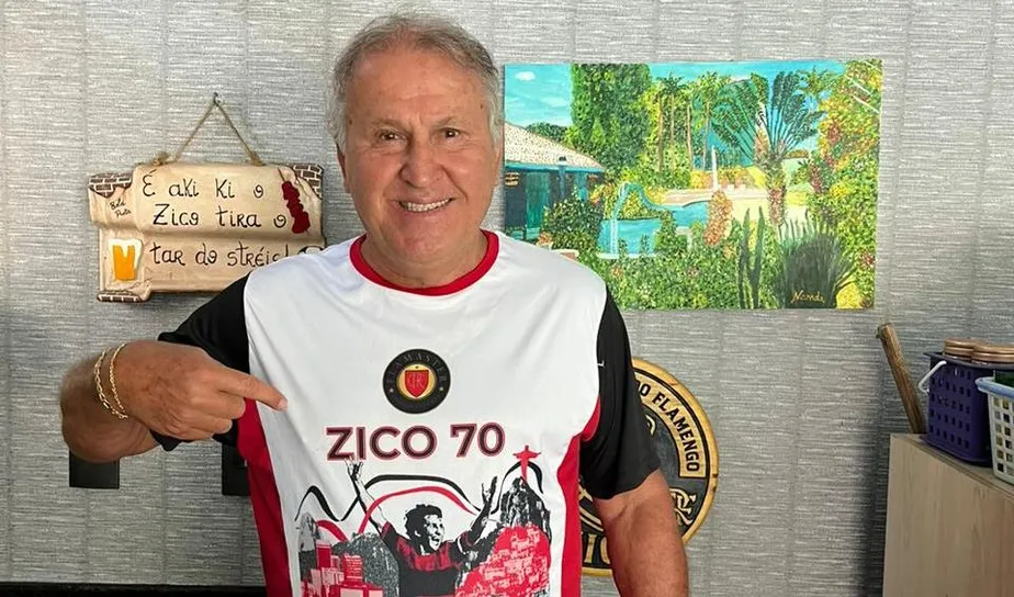 Zico completa 70 anos e é muito homenageado