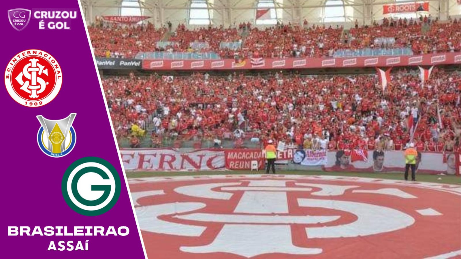 Inter x Goiás se enfrentam pela terceira fase do Brasileirão 2023. Crédito de imagem: Daniela Vanzin/Cruzou é gol