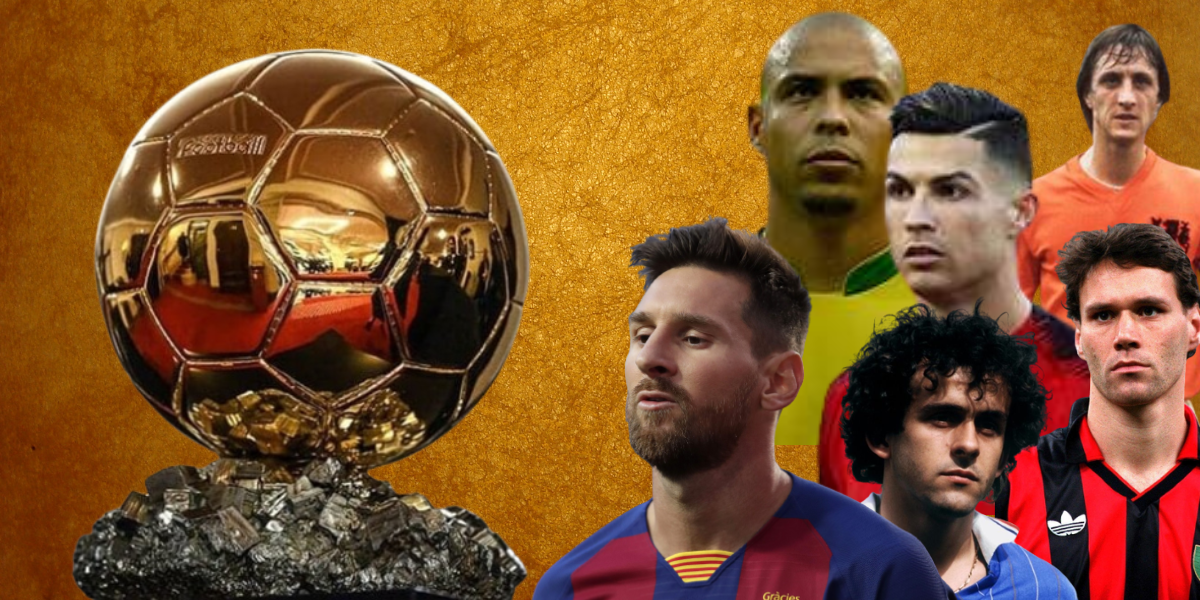 Quem são os maiores vencedores da Bola de Ouro?
