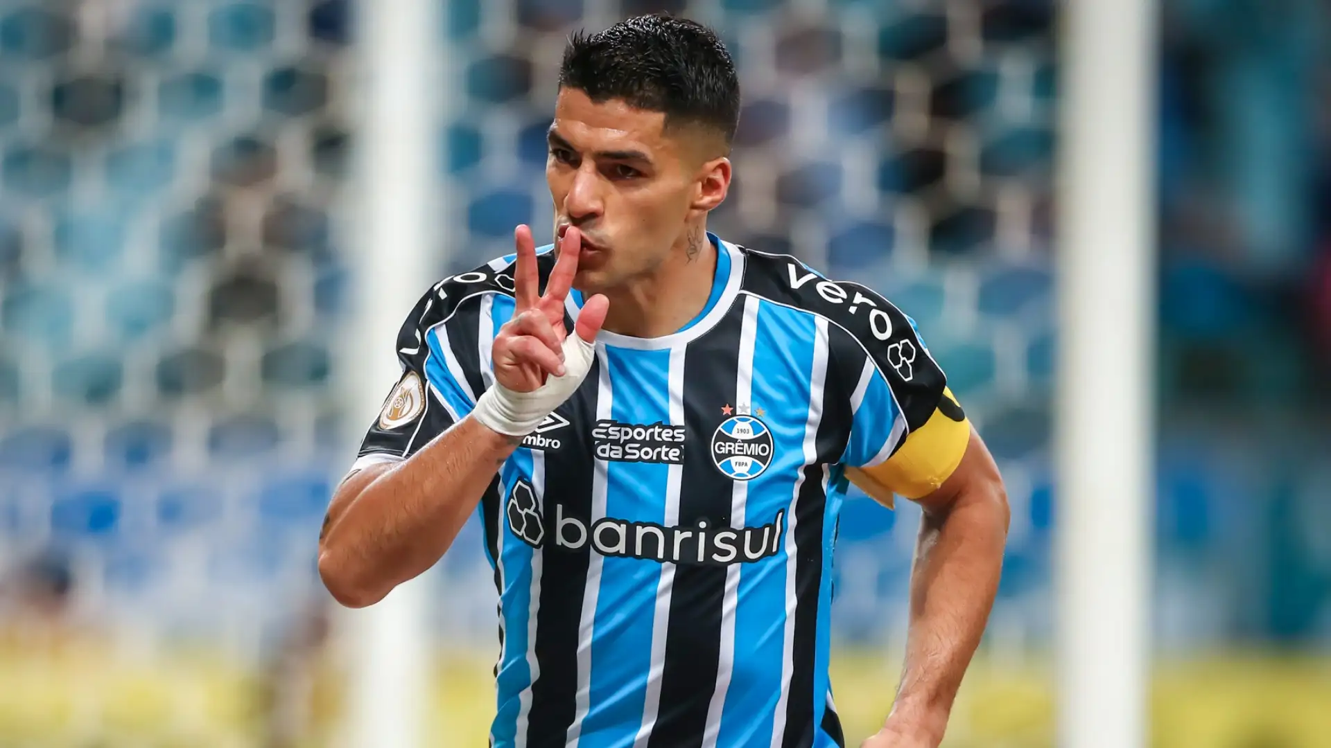 Suárez marca 1º gol no Brasileirão, mas Grêmio deixa Red Bull