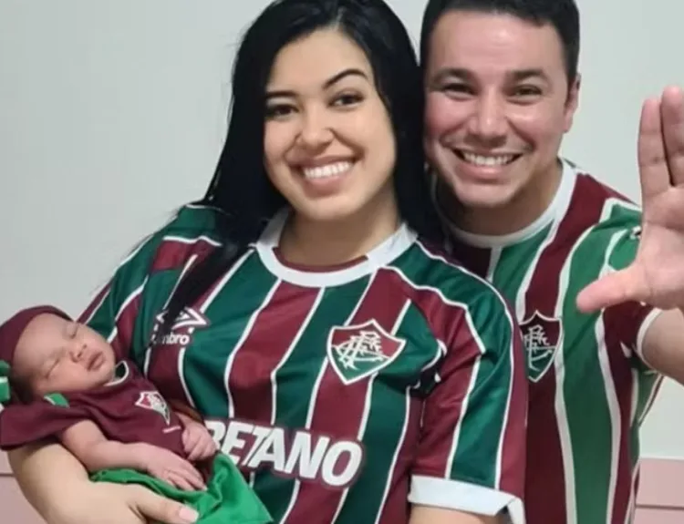 Torcedor homenageia Fluminense no nome de sua filha